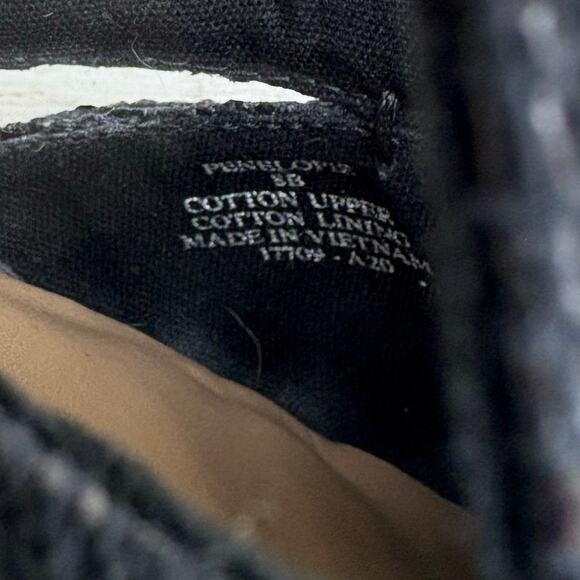 Ralph Lauren Penelopie Sandals Sz 8B Black Canvas Espadrille Slingback Coastal - Picture 8 of 11